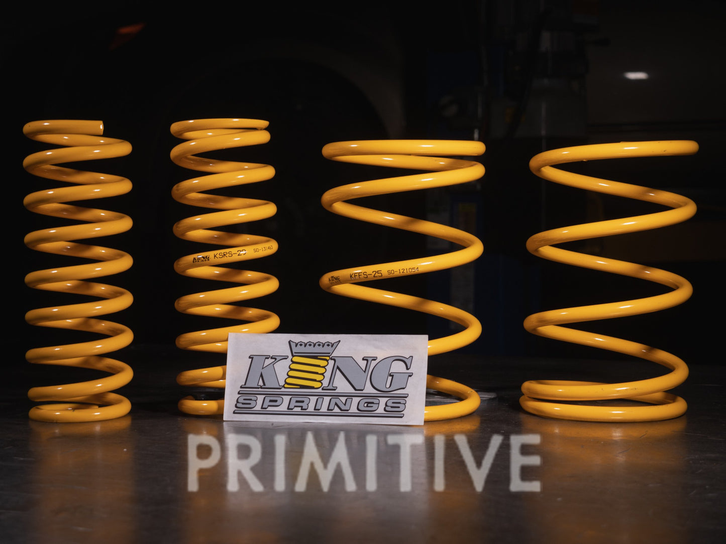 2000-2004 Outback Overload Springs Yellow