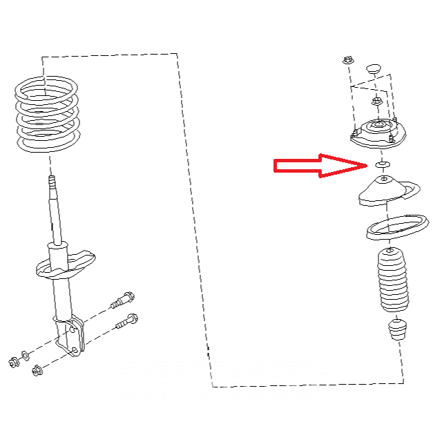Conical Washer (Front Suspension)