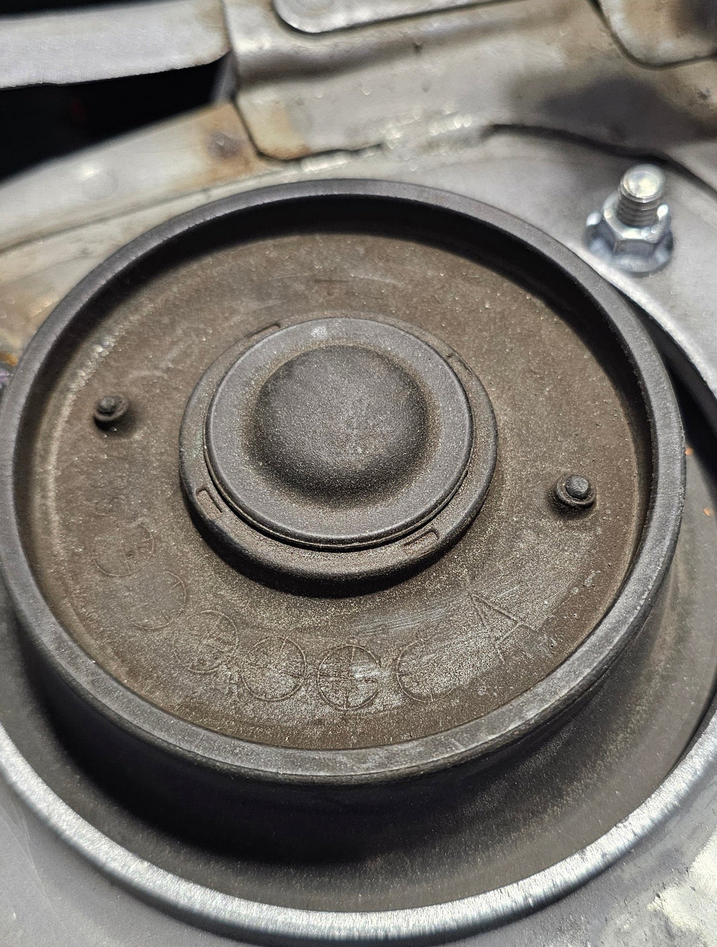 2021 STi strut top mounted in car