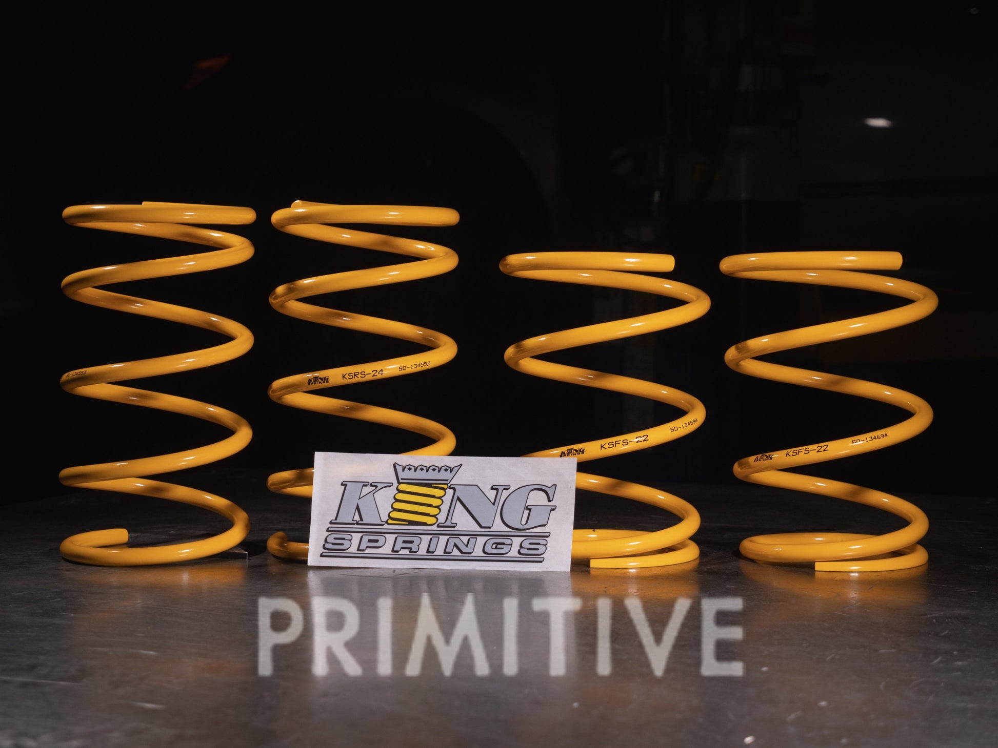 2002-2003 Impreza & WRX King Overload Springs Yellow