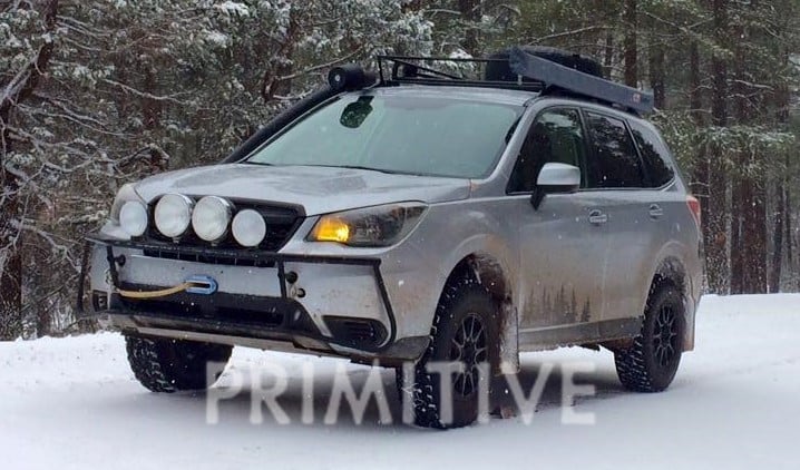 Primitive Winch and Mount