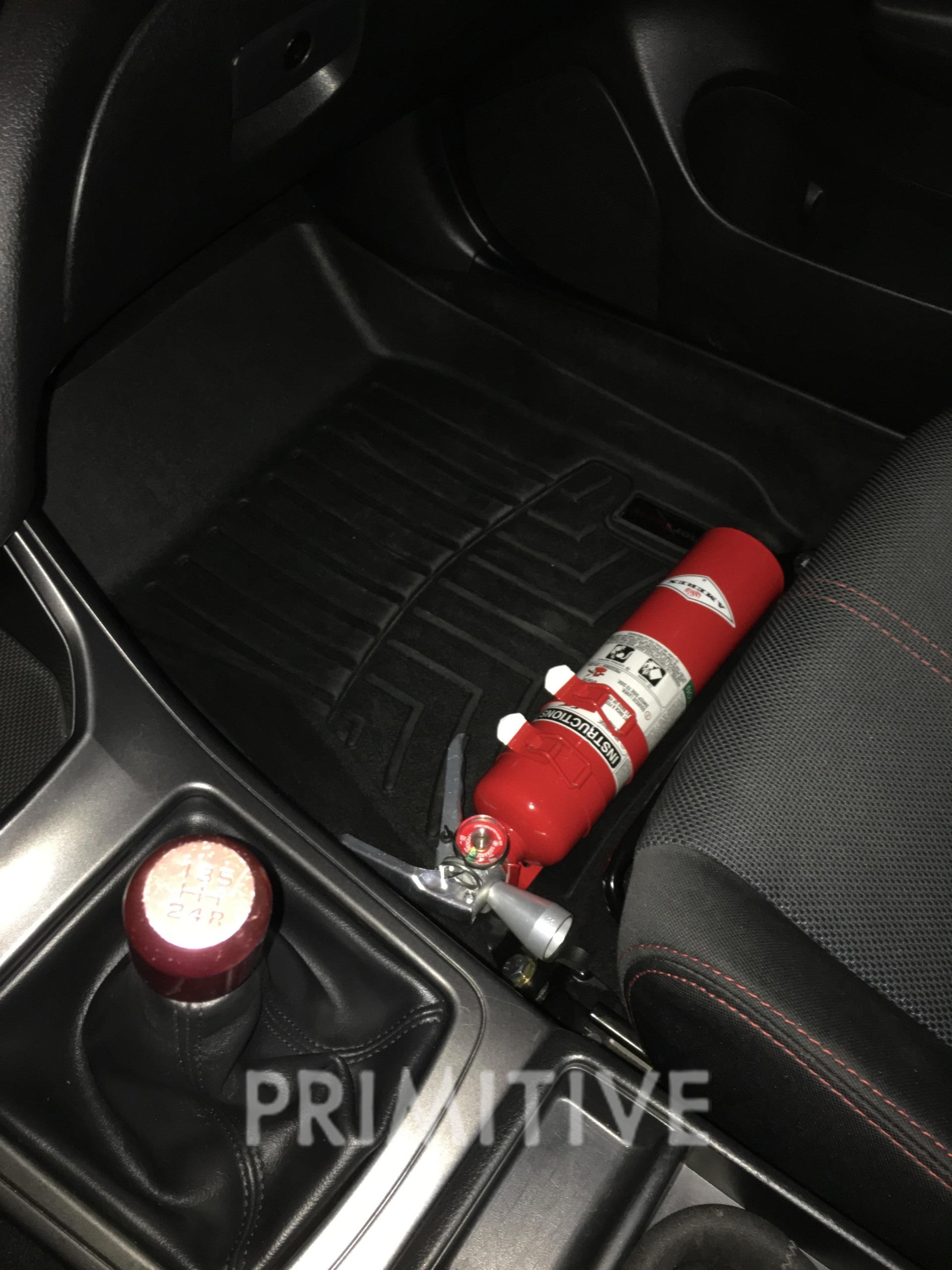 Late Model Subaru Fire Extinguisher Seat Bracket Mount – Primitive