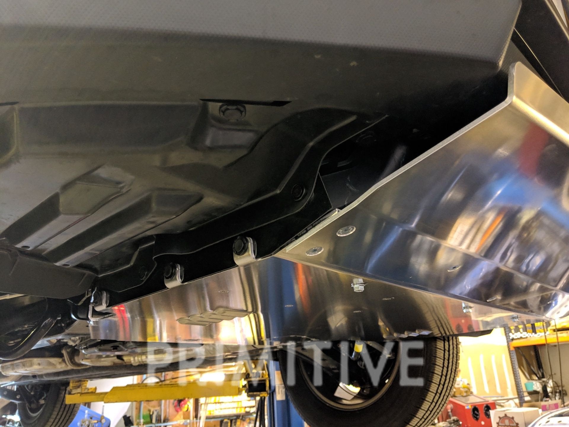 2019+ Ascent Front Skidplate with Front Lip Side View