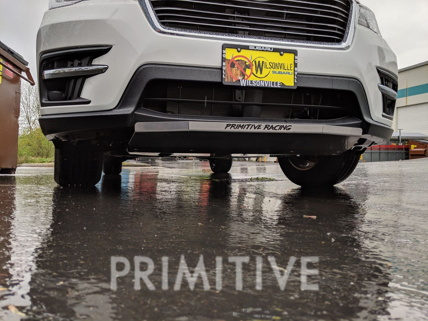 2019+ Ascent Front Skidplate with Front Lip add on front view