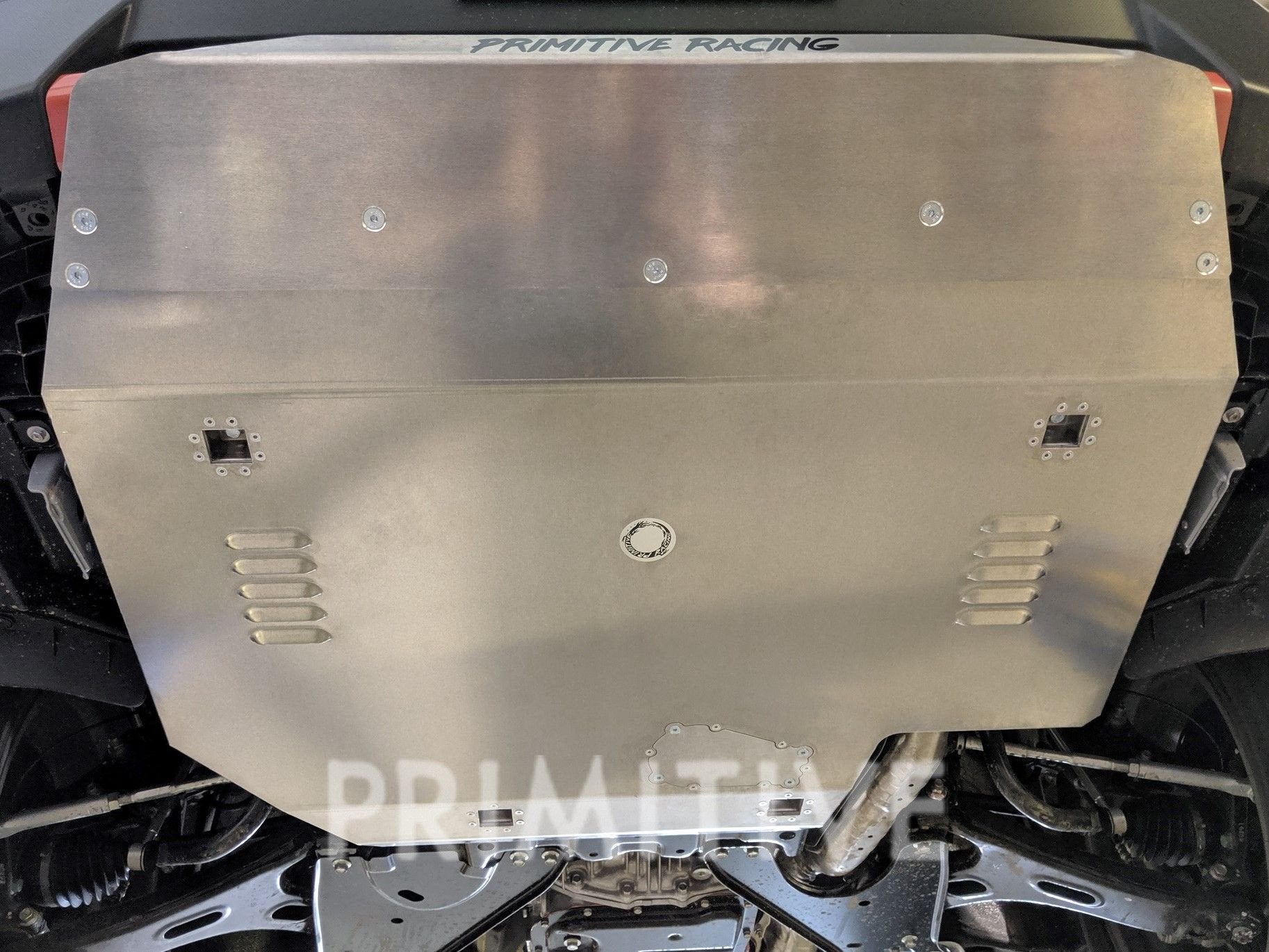 2019+ Forester Front Skidplate with Front Lip Installed