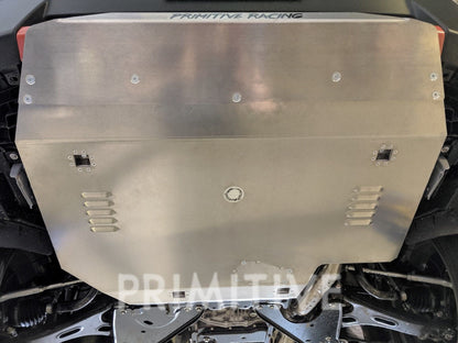 2019+ Forester Front Skidplate with Front Lip Installed
