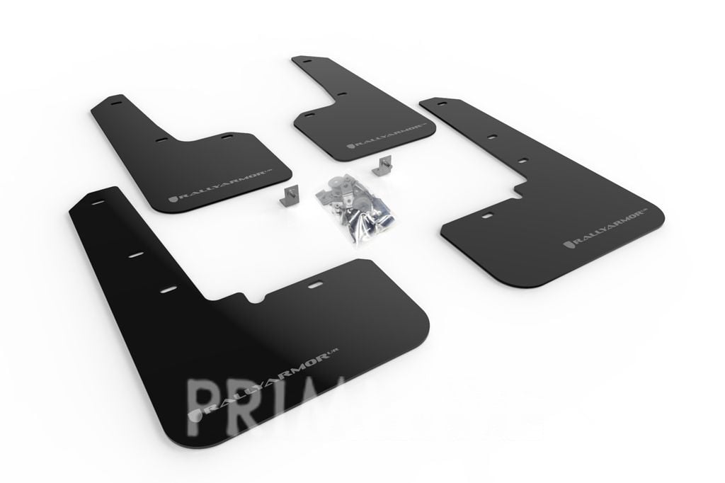 Rally Armor Mud Flaps 2020+ Outback Black with Silver