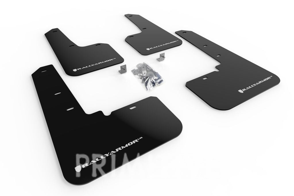 Rally Armor Mud Flaps 2020+ Outback Black with White