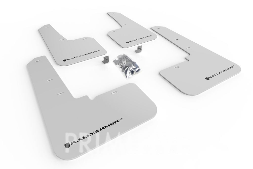 Rally Armor Mud Flaps 2020+ Outback White with Black