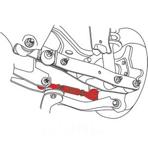 Adjustable Rear Toe Arm SPC Performance 67675