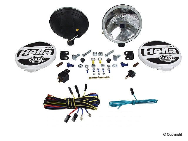 HELLA 6" Round H3 Halogen Lamp Kit FOG or DRIVING
