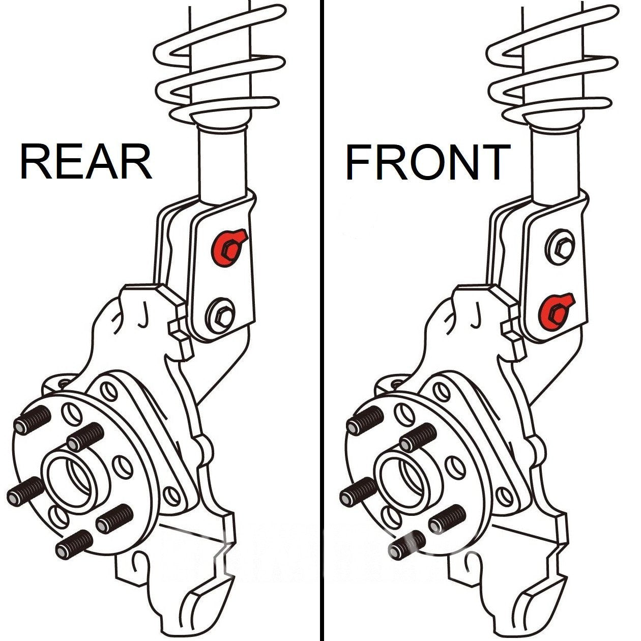 Camber Bolt Location