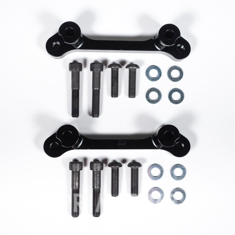 2-pot Rear Caliper Adapter Brackets for 2008+