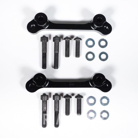 2-pot Rear Caliper Adapter Brackets for 2008+