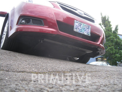 2010-2013 Legacy GT Front Skidplate installed on a 2010 Legacy GT
