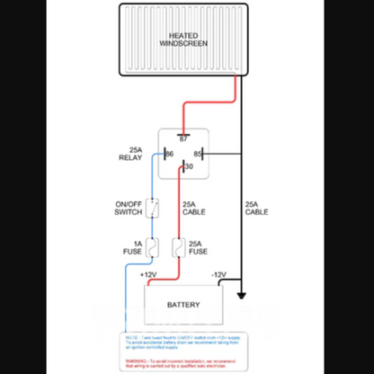 Heated Windshield 02-07 Impreza