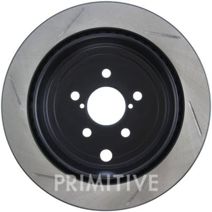 Stoptech Sport 2-Pot Conversion Slotted Rear Rotors (pair) for 2008+ 5x100