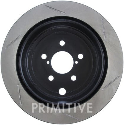 Stoptech Sport 2-Pot Conversion Slotted Rear Rotors (pair) for 2008+ 5x100