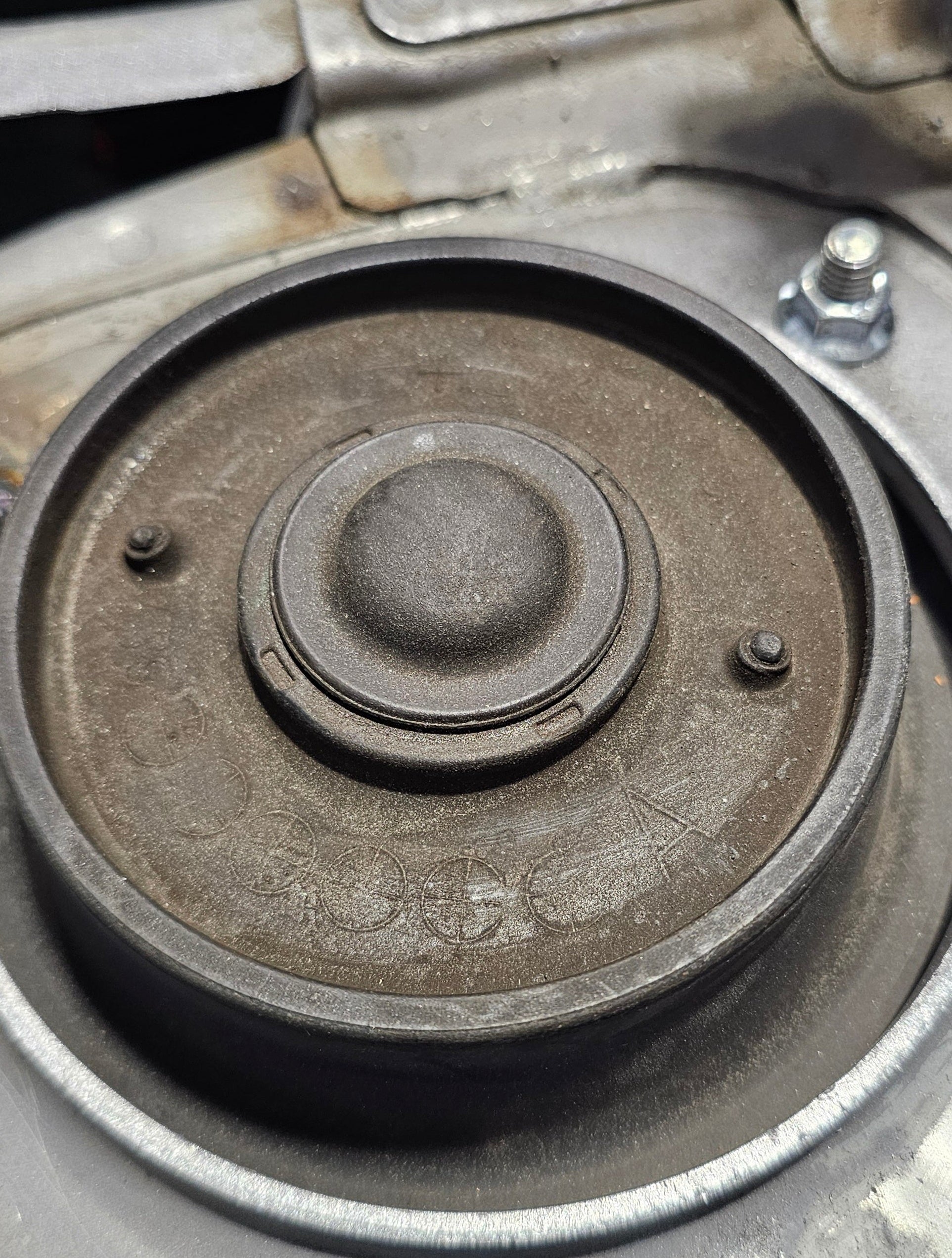 2021 STi strut top mounted in car