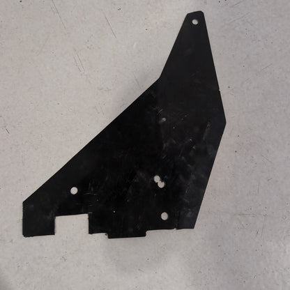 Black plastic side splash shield 