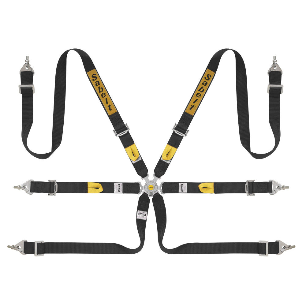 Sabelt Steel Series 2" Rally 6 Point Harness