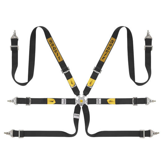 Sabelt Steel Series 2" Rally 6 Point Harness
