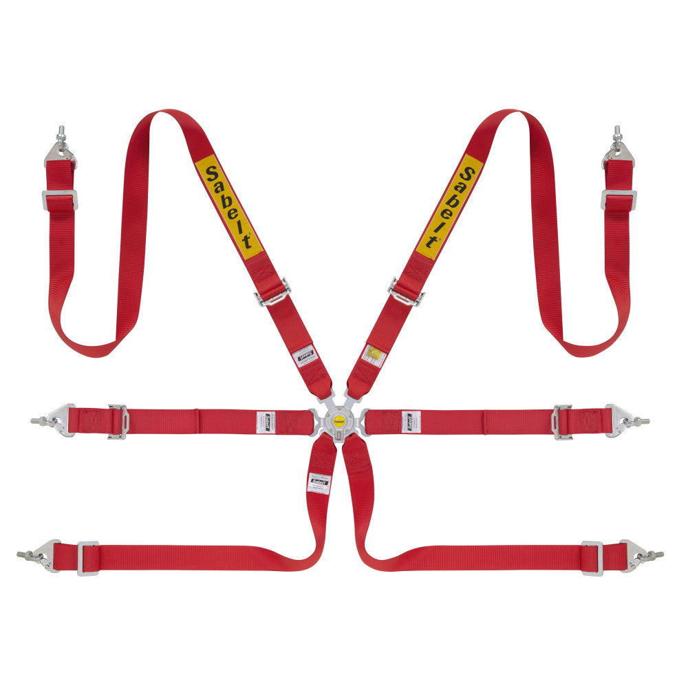 Sabelt Steel Series 2" Rally 6 Point Harness